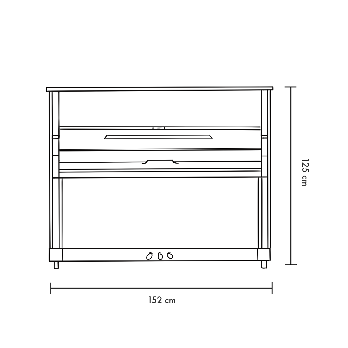 Blüthner Haessler HB 125-Face